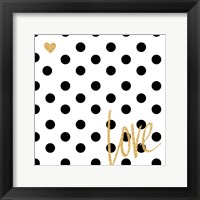 Framed Love with Dots