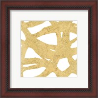 Framed 'Endless Circles Front Gold III' border=