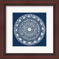 Framed 'Seville III Dark Blue FB' border=