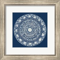 Framed 'Seville III Dark Blue FB' border=