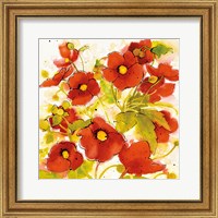 Framed 'Wild Meadow II' border=