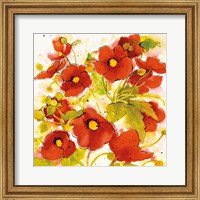 Framed 'Wild Meadow II' border=