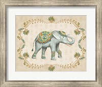 Framed 'Elephant Walk IV' border=