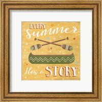 Framed 'Summer Sunshine VI' border=