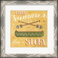 Framed 'Summer Sunshine VI' border=
