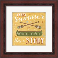 Framed 'Summer Sunshine VI' border=