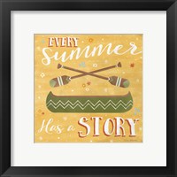 Framed 'Summer Sunshine VI' border=