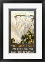 Framed Victoria Falls