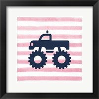 Framed Monster Truck Graphic Pink Part III