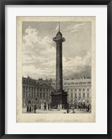 Framed Colonne de la Place Vendome