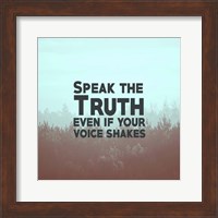 Framed Speak The Truth - Blue