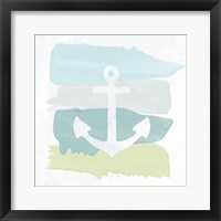 Framed Seaside Swatch Anchor