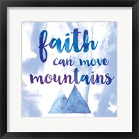 Words of Faith II Framed Print