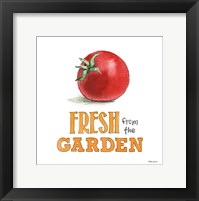 Framed 'Fresh From the Garden V No Border Sq' border=