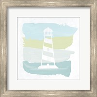 Framed Seaside Swatch Lighthouse