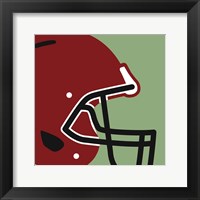 Football Close-ups - Helmet Framed Print