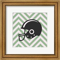 Framed 'Eat Sleep Play Football - Green Part III' border=