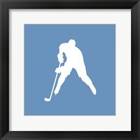 Framed Hockey Player Silhouette - Part III