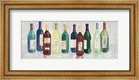 Framed Keeping Good Company on Wood Red Wine