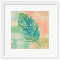 Framed 'Beach Cove Leaves III' border=