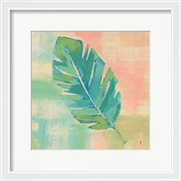 Framed 'Beach Cove Leaves III' border=