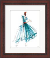 Framed 'Colorful Fashion II' border=