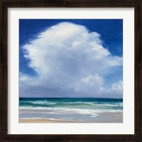 Framed 'Beach Clouds II' border=