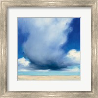 Framed 'Beach Clouds I' border=