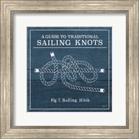 Framed 'Vintage Sailing Knots VIII' border=