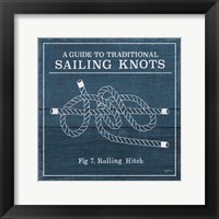 Vintage Sailing Knots VIII Framed Print