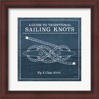 Framed 'Vintage Sailing Knots VII' border=