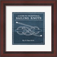 Framed 'Vintage Sailing Knots VII' border=