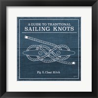 Vintage Sailing Knots VII Framed Print