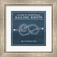 Framed Vintage Sailing Knots VI