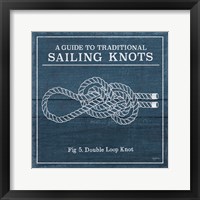 Framed 'Vintage Sailing Knots V' border=