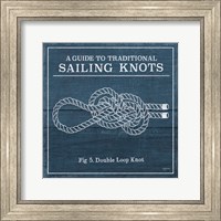 Framed 'Vintage Sailing Knots V' border=