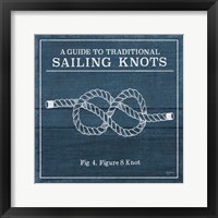 Framed 'Vintage Sailing Knots IV' border=