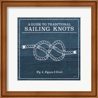 Framed 'Vintage Sailing Knots IV' border=