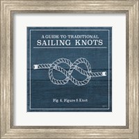 Framed 'Vintage Sailing Knots IV' border=