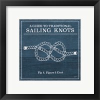 Framed 'Vintage Sailing Knots IV' border=