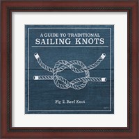 Framed 'Vintage Sailing Knots III' border=