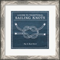 Framed 'Vintage Sailing Knots III' border=