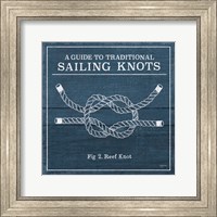 Framed 'Vintage Sailing Knots III' border=