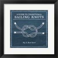 Framed Vintage Sailing Knots III