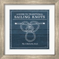 Framed 'Vintage Sailing Knots II' border=