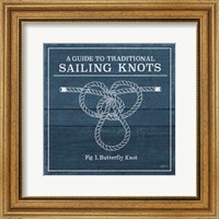 Framed Vintage Sailing Knots II