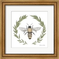 Framed 'Happy to Bee Home I' border=