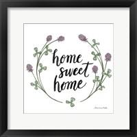 Framed Happy to Bee Home Words I