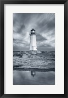 By the Sea I no Border Framed Print