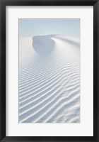 Framed White Sands II no Border